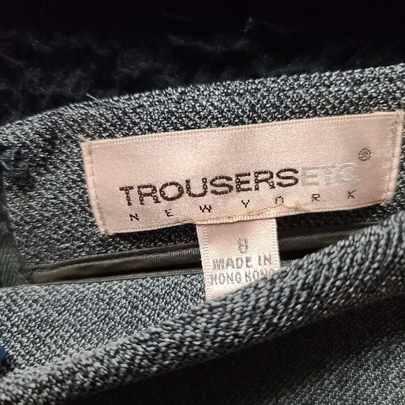 Trousers ETC Womens Jacket And Pants Set Gray Size 8/10 Polyester Blend Button - Picture 8 of 16